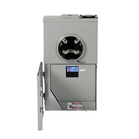 electric meter box with breaker|meter box with service disconnect.